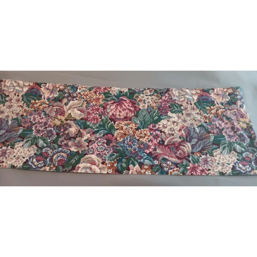 Curtron Vintage Floral Balloon Valance Curtain Window Treatments 80